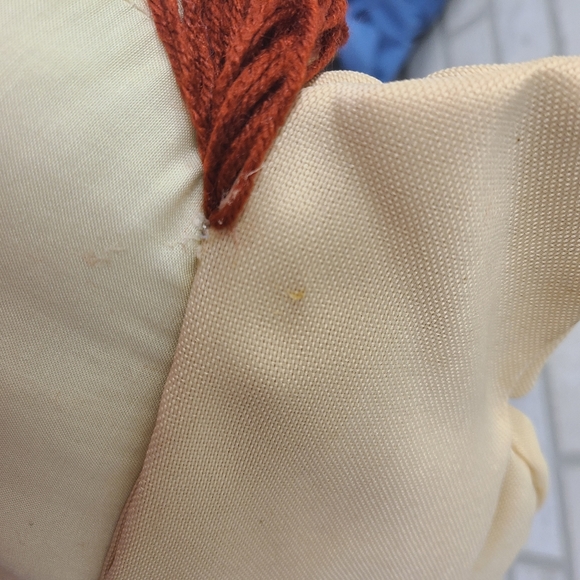 New Primitive Rag Doll Head Pillow Decorations Decor - Picture 9 of 9